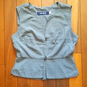 French Connection Gray Sleeveless Top